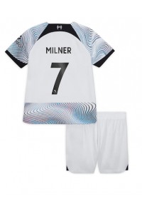 Liverpool James Milner #7 Babyklær Borte Fotballdrakt til barn 2022-23 Korte ermer (+ Korte bukser)
